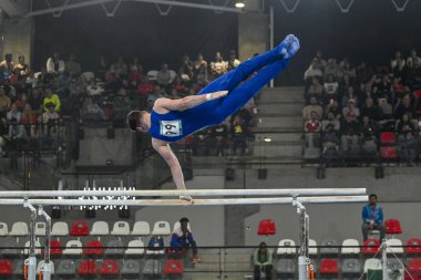 Santiago, Şili, 23 Ekim 2023, Diogo Soares (BRA) 2023 Pan Amerikan Oyunları 'nda erkekler Artistik