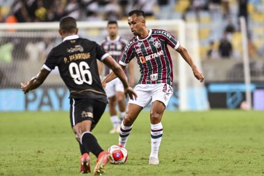 Rio, Brezilya - 14 Şubat 2024, Lima oyuncusu Fluminense ile Vasco arasındaki maçta Maracana Stadyumu 'nda Carioca Şampiyonası' nın 8. raundunda