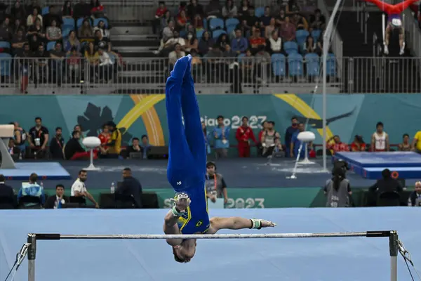 Santiago, Şili, 23 Ekim 2023, Diogo Soares (BRA) 2023 Pan Amerikan Oyunları 'nda erkekler Artistik