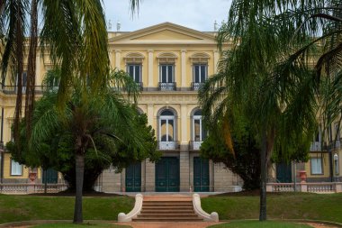 Rio, Brezilya - Nisan 07, 2023, Quinta da Boa Vista, Sao Cristovao Imperial Quarter 'daki belediye parkı.