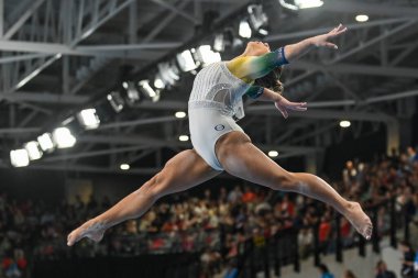 Santiago, Şili, 23 Ekim 2023, Flavia Saraiva (BRA) 2023 Pan Amerikan Oyunları 'nda kadın Sanatçı