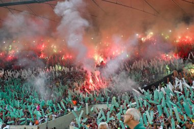 Rio, Brezilya - 29 Şubat 2024, Botafogo (BRA) x LDU (ECU) maçı Recopa Cup tarafından Maracana Stadyumu 'nda düzenlendi