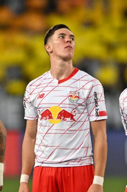 Rio, Brezilya - Mart 06, 2024, Nilton Santos Stadyumu 'nda Botafogo ve Bragantino arasında oynanan maçta Thiago Borbas oyuncusu Libertadores Kupası' nın grup fase 'si ile