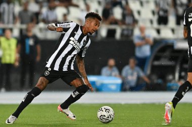Rio, Brezilya - Mart 06, 2024, Nilton Santos Stadyumu 'nda Botafogo ve Bragantino arasında oynanan maçta Libertadores Kupası' nın grup fase 'si