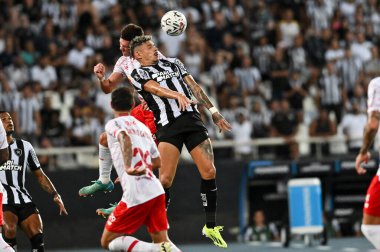 Rio, Brezilya - Mart 06, 2024, Tiquinho Soares, Nilton Santos Stadyumu 'nda Botafogo ve Bragantino arasında oynanan karşılaşmada Libertadores Kupası' nın grup fase 'si