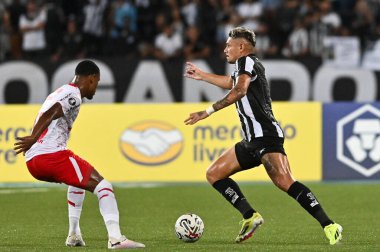 Rio, Brezilya - Mart 06, 2024, Tiquinho Soares, Nilton Santos Stadyumu 'nda Botafogo ve Bragantino arasında oynanan karşılaşmada Libertadores Kupası' nın grup fase 'si