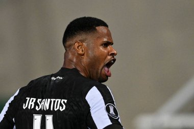 Rio, Brezilya - Mart 06, 2024, Nilton Santos Stadyumu 'nda Botafogo ve Bragantino arasında oynanan maçta Libertadores Kupası' nın grup fase 'si