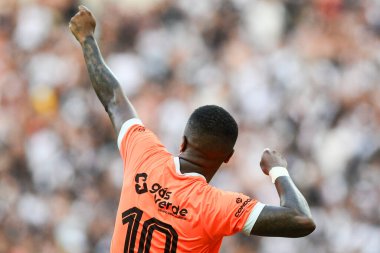Rio, Brezilya - Mart 17, 2024, Maracana Stadyumu 'nda oynanan yarı final Carioca şampiyonasında Nova Iguacu ile Vasco arasındaki maçta Bill oyuncu