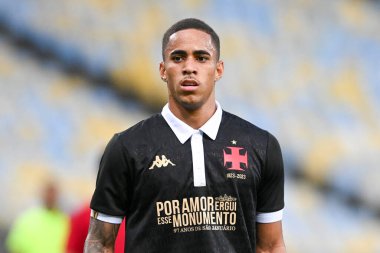 Rio, Brezilya - 20 Nisan 2024, Erick Marcus Fluminense x Vasco arasında oynanan maçta Brezilya Şampiyonası, 3. tur, Maracana Stadyumu