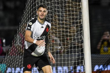 Rio, Brezilya - Temmuz 03 2024: Vasco ile Fortaleza arasındaki maçta Sao Januario Stadyumu 'nda oynanan 14. turda Vegetti oyuncusu