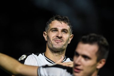 Rio, Brezilya - Temmuz 03 2024: Vasco ile Fortaleza arasındaki maçta Sao Januario Stadyumu 'nda oynanan 14. turda Vegetti oyuncusu