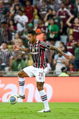 Rio, Brezilya - Temmuz 04 2024: Antonio Carlos Fluminense ile Brezilya Şampiyonası arasında oynanan maçta, Maracana Stadyumu 'nda 14. raunt
