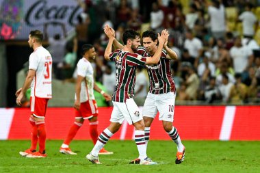 Rio, Brezilya - Temmuz 04 2024: Fluminense ile Brezilya Şampiyonası arasındaki maçta PH Ganso oyuncusu, Maracana Stadyumu 'nda 14. turda