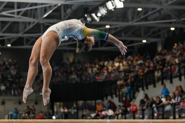 Santiago, Şili, 23 Ekim 2023, Flavia Saraiva (BRA) 2023 Pan Amerikan Oyunları 'nda kadın Sanatçı