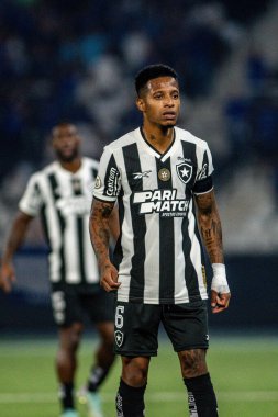 Rio, Brezilya - 27 Temmuz 2024: Tche Tche player in match between Botafogo vs Cruzeiro by the Brazil Championship, 20. round Nilton Santos Stadyumu