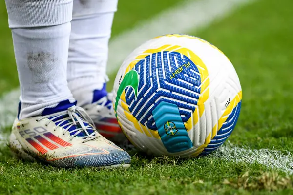 Rio, Brezilya - Ağustos 04 2024: Brezilya Stadyumu 'nda oynanan 21' inci turda Fluminense x Bahia arasında oynanan maçta top oyuncusu