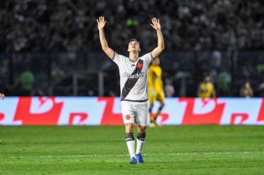 Rio, Brezilya - Ağustos 06 2024: Lucas Piton, Brezilya Kupası 'nda Vasco x Atletico-GO arasında oynanan maçta Sao Januario Stadyumu' nda 16.