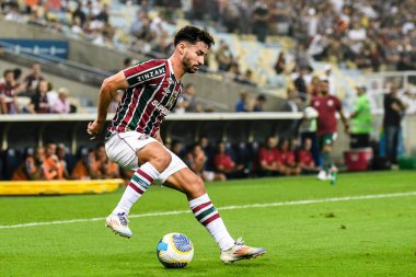 Rio, Brezilya - Ağustos 07 2024: Martinelli Fluminense x Juventude ile Brezilya Kupası arasında oynanan maçta Maracana Stadyumu 'nda 16.