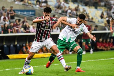 Rio, Brezilya - Ağustos 07 2024: Martinelli Fluminense x Juventude ile Brezilya Kupası arasında oynanan maçta Maracana Stadyumu 'nda 16.