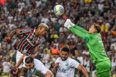 Rio, Brezilya - Ağustos 07 2024: Gabrie Fluminense x Juventude ile Brezilya Kupası arasında oynanan maçta Maracana Stadyumu 'nda oynanan 16.