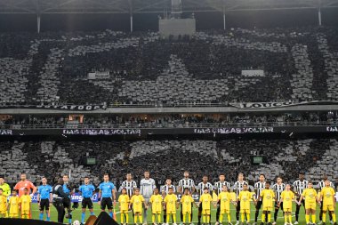 Rio, Brezilya - 14 Ağustos 2024, Botafogo (BRA) - Palmeiras (BRA) maçı sırasında Nilton Santos Stadyumu 'nda Libertadores Şampiyonası