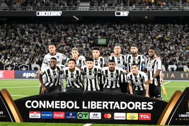 Rio, Brezilya - 14 Ağustos 2024, Botafogo (BRA) - Palmeiras (BRA) maçı sırasında Nilton Santos Stadyumu 'nda Libertadores Şampiyonası