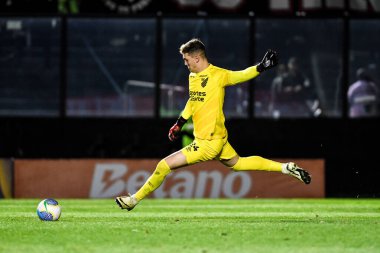 Rio, Brezilya - 29 Ağustos 2024: Leo Link Brezilya Kupası 'nda Vasco x Athletico-PR arasında oynanan maçta Sao Januario Stadyumu' nda çeyrek final maçı