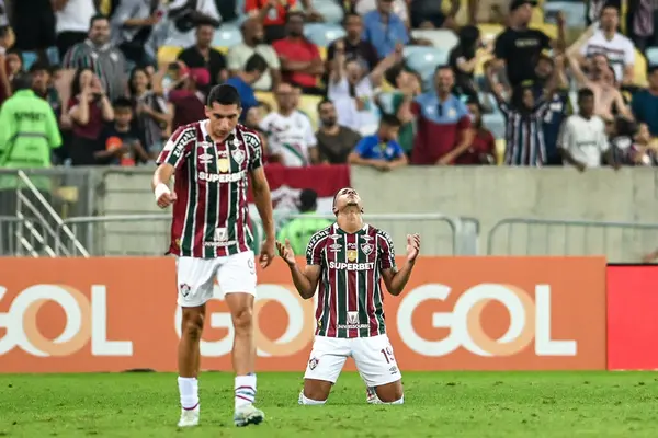 Rio, Brezilya - Eylül 01, 2024: Kaua Elias Fluminense ile Sao Paulo arasında oynanan maçta Brezilya Şampiyonası, Maracana Stadyumu 'nda 25.