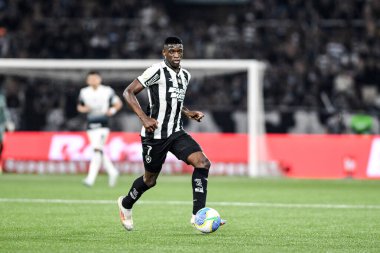 Rio, Brezilya - 14 Eylül 2024: Luiz Henrique, Brezilya Şampiyonası 'nda Botafogo x Corinthians arasında oynanan maçta Nilton Santos Stadyumu' nda 26.