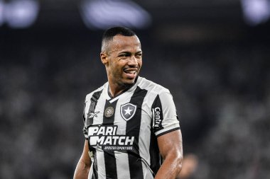 Rio, Brezilya - 14 Eylül 2024: Marlon Freitas Brezilya Şampiyonası 'nda Botafogo x Corinthians arasında Nilton Santos Stadyumu' nda oynanan 26.