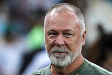 Rio, Brezilya - Eylül 18, 2024, Mano Menezes Fluminense (BRA) vs Atletico-MG (BRA), çeyrek final maçı, Libertadores Kupası Maracana Stadyumu 'nda