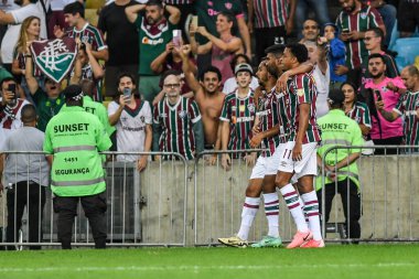 Rio, Brezilya - Eylül 18, 2024, maç Fluminense (BRA) vs Atletico-MG (BRA), çeyrek final maçı, Libertadores Kupası Maracana Stadyumu
