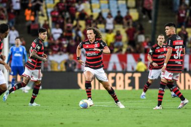 Rio, Brezilya - 29 Eylül 2024: Flamengo x Athletico-PR maçında Maracana Stadyumu 'nda oynanan 27.