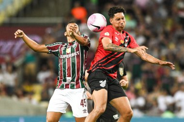 Rio, Brezilya - 22 Ekim 2024: Fluminense x Athletico-PR arasındaki maçta Brezilya Şampiyonası, Maracana Stadyumu 'nda 17. raunt