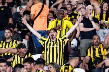 Rio, Brezilya - 23 Ekim 2024, Botafogo (BRA) - Penarol (URU) maçında Nilton Santos Stadyumu 'nda oynanan Libertadores Kupası yarı final maçı