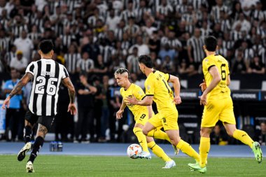 Rio, Brezilya - Ekim 23, 2024, Leo Fernandez Botafogo (BRA) - Penarol (URU) maçı, yarı final maçı, Nilton Santos Stadyumu 'nda Libertadores Kupası