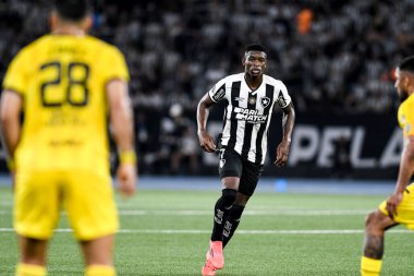 Rio, Brezilya - Ekim 23, 2024, Luiz Henrique Botafogo (BRA) vs Penarol (URU), yarı final maçı, Nilton Santos Stadyumu 'nda Libertadores Kupası