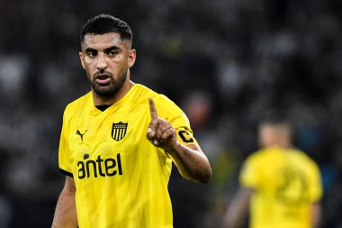 Rio, Brezilya - Ekim 23, 2024, Maxi Oliveira Botafogo (BRA) vs Penarol (URU), yarı final maçı, Nilton Santos Stadyumu 'nda Libertadores Kupası