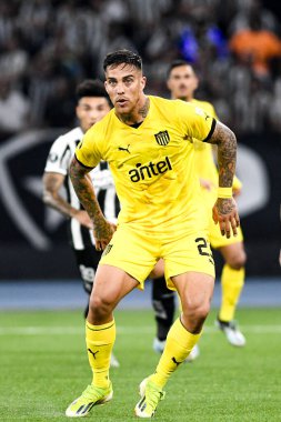 Rio, Brezilya - Ekim 23, 2024, Javier Mendez Botafogo (BRA) - Penarol (URU) maçı, yarı final maçı, Nilton Santos Stadyumu 'nda Libertadores Kupası