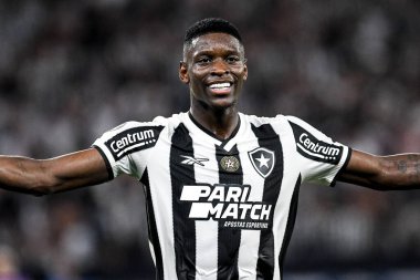 Rio, Brezilya - 23 Ekim 2024, Botafogo (BRA) - Penarol (URU) maçı sırasında Nilton Santos Stadyumu 'nda oynanan Libertadores Kupası yarı final maçı.