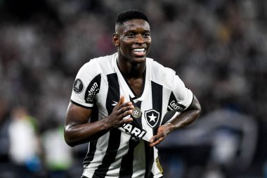 Rio, Brezilya - 23 Ekim 2024, Botafogo (BRA) - Penarol (URU) maçı sırasında Nilton Santos Stadyumu 'nda oynanan Libertadores Kupası yarı final maçı.