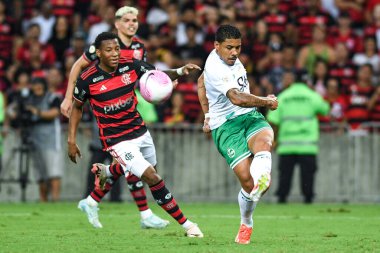 Rio, Brezilya - 26 Ekim 2024: Maracana Stadyumu 'nda oynanan 31' nci turda Flamengo x Juventude arasında oynanan maçta Gonzalo Plata oyuncusu