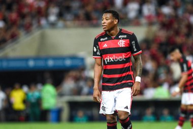 Rio, Brezilya - 26 Ekim 2024: Maracana Stadyumu 'nda oynanan 31' nci turda Flamengo x Juventude arasında oynanan maçta Gonzalo Plata oyuncusu