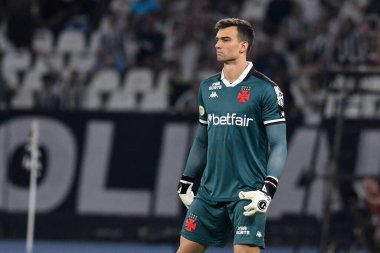 Rio, Brezilya - Kasım 05 2024: Leo Jardim, Brezilya Şampiyonası 'nda Botafogo x Vasco arasında oynanan maçta Nilton Santos Stadyumu' nda 32.