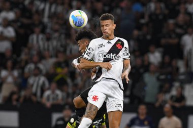 Rio, Brezilya - Kasım 05 2024: Brezilya Şampiyonası 'nda Botafogo x Vasco arasında oynanan maçta Nilton Santos Stadyumu' nda 32.