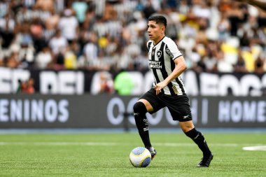 Rio, Brezilya, 8 Aralık 2024 - Brezilya Şampiyonası 'nda Botafogo ile Sao Paulo arasında oynanan maçta Savarino oyuncusu, Nilton Santos Stadyumu' nda 36.