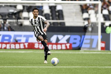 Rio, Brezilya, 8 Aralık 2024 - Brezilya Şampiyonası 'nda Botafogo ile Sao Paulo arasında oynanan maçta Gregore oyuncusu, Nilton Santos Stadyumu' nda 36.