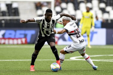 Rio, Brezilya, 8 Aralık 2024 - Luiz Henrique, Brezilya Şampiyonası 'nda Botafogo ile Sao Paulo arasında oynanan maçta Nilton Santos Stadyumu' nda 36.