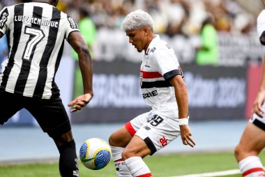 Rio, Brezilya, 8 Aralık 2024 - William Gomes Brezilya Şampiyonası 'nda Botafogo ile Sao Paulo arasında oynanan maçta Nilton Santos Stadyumu' nda 36.