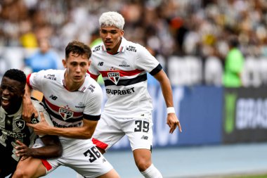 Rio, Brezilya, 8 Aralık 2024 - William Gomes Brezilya Şampiyonası 'nda Botafogo ile Sao Paulo arasında oynanan maçta Nilton Santos Stadyumu' nda 36.